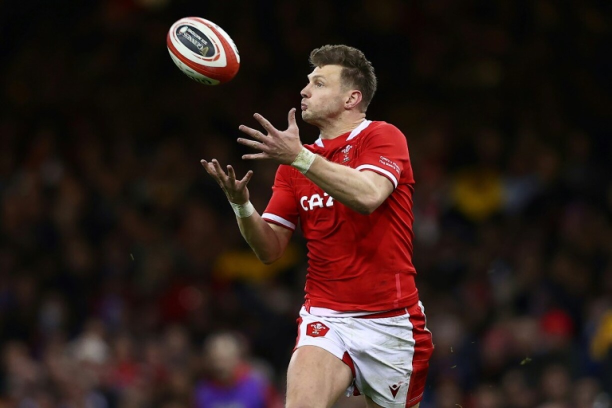 L'ouvreur Dan Biggar aligné par le pays de Galles contre la France, le 11 mars 2022 à Cardiff, va renforcer le RC Toulon en Top 14