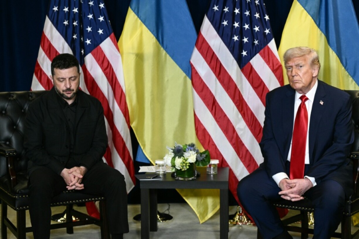 US President Donald Trump told Ukraine's President Volodymyr Zelensky he had 'great respect for the fight that Ukraine is putting up' while meeting on the sidelines of the United Nations General Assembly