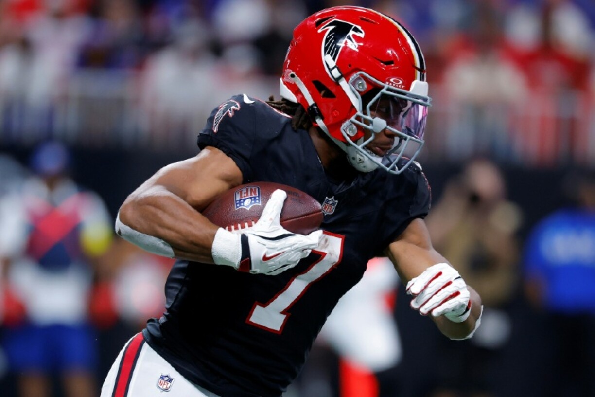 Atlanta's Bijan Robinson ran for 170 yards and caught six passes for 68 yards to power the Falcons over Buffalo in an NFL game