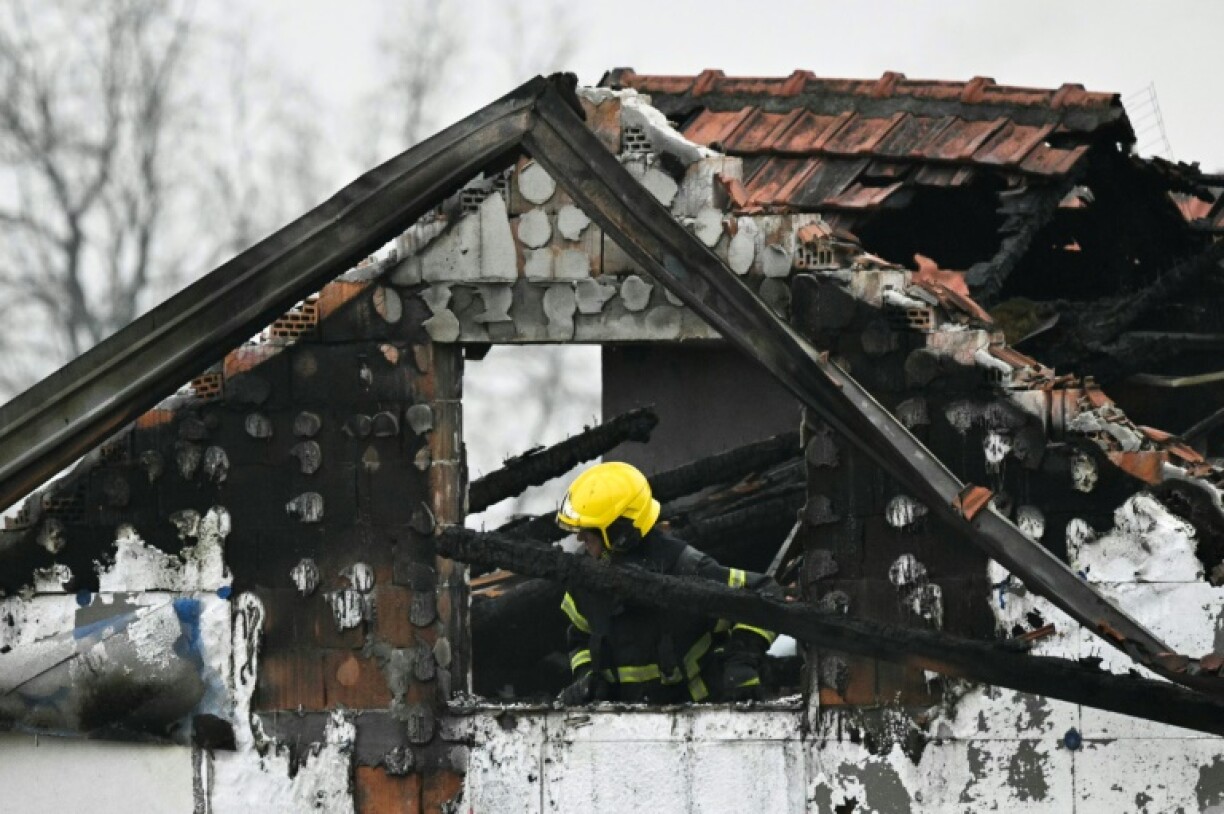 There were about 30 people in the building when the fire broke out