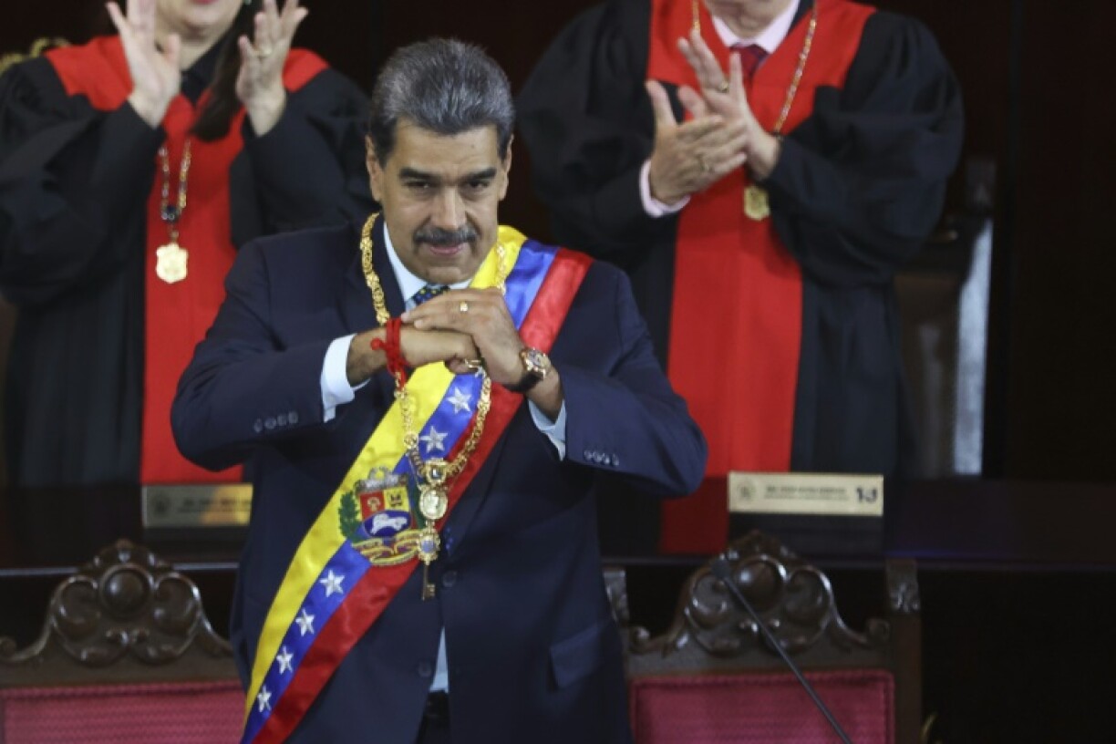 Venezuelan President Nicolas Maduro is serving a third six-year term widely considered as illegitimate after flawed elections