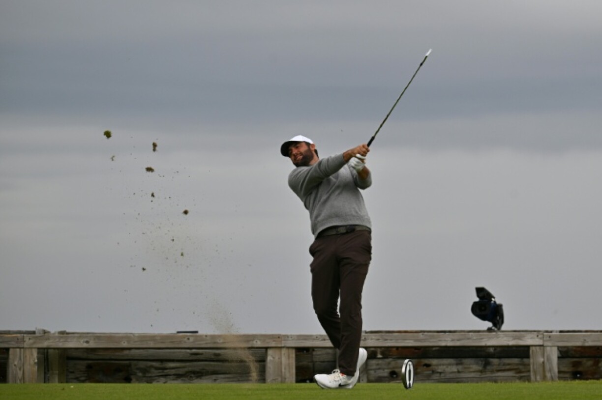 Scottie Scheffler hit a three-under-par first round at the British Open
