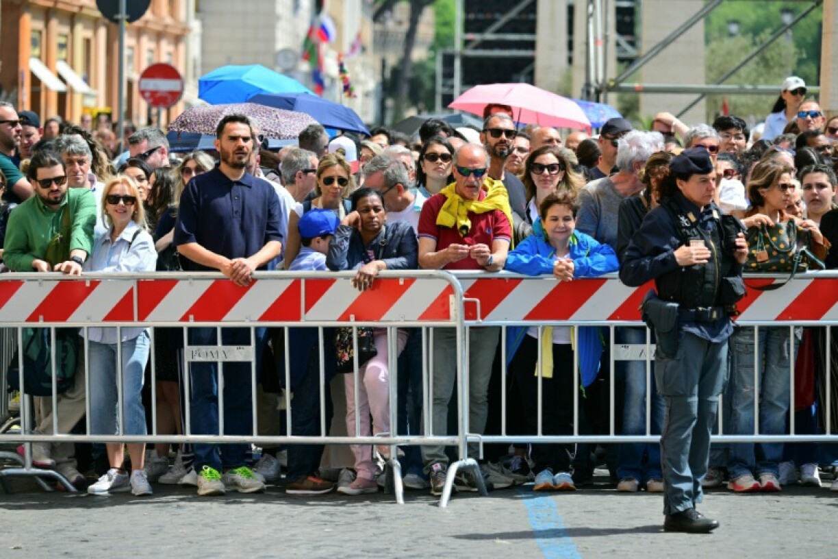 A massive security operation is underway for the funeral