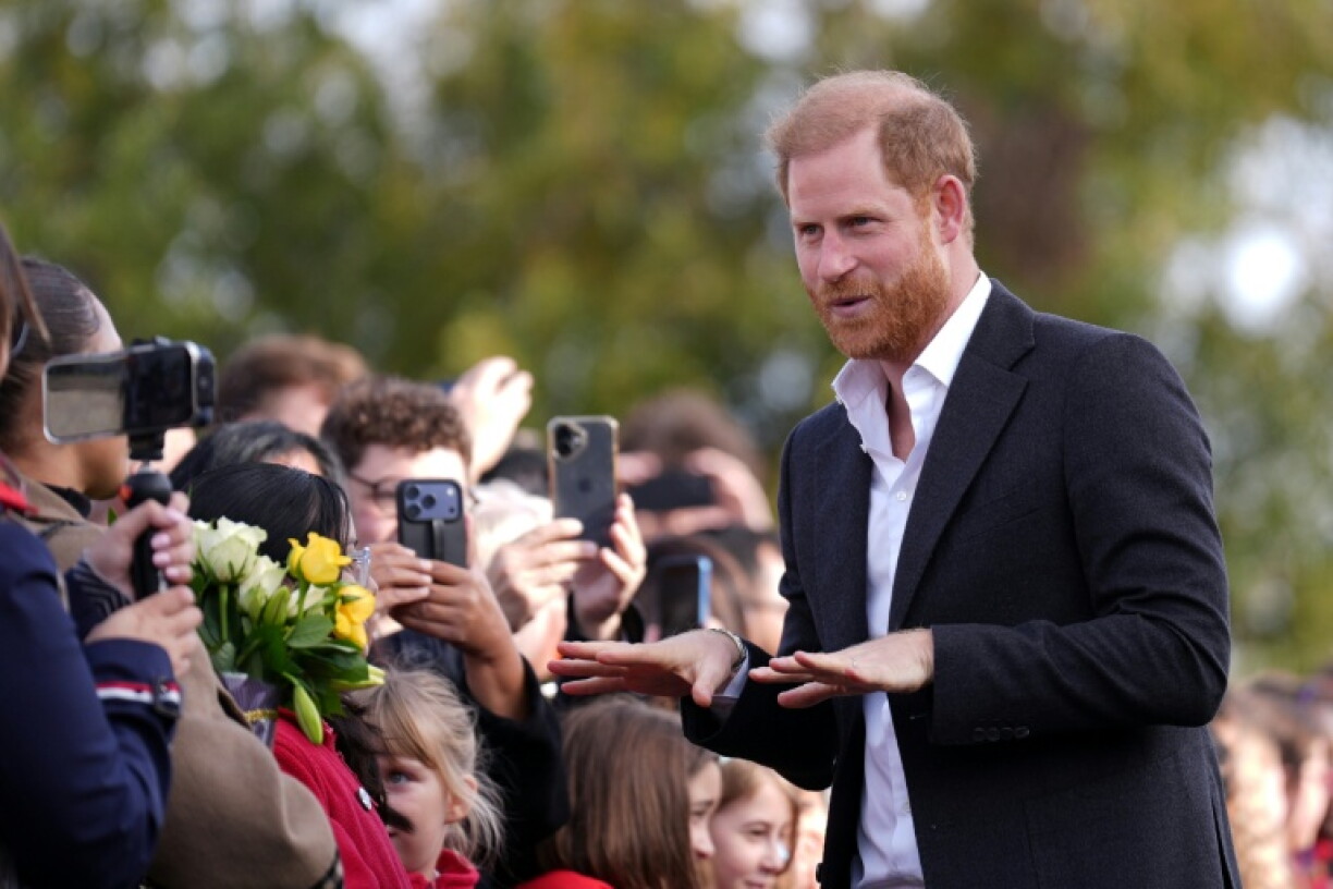 Le prince Harry en visite à Nottingham, le 15 octobre 2026 dans le centre de l'Angleterre