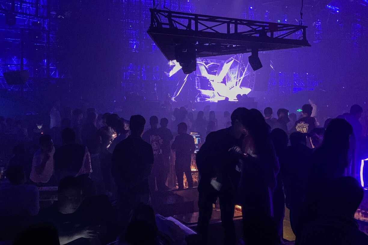 Un club de Wuhan le 26 septembre dernier