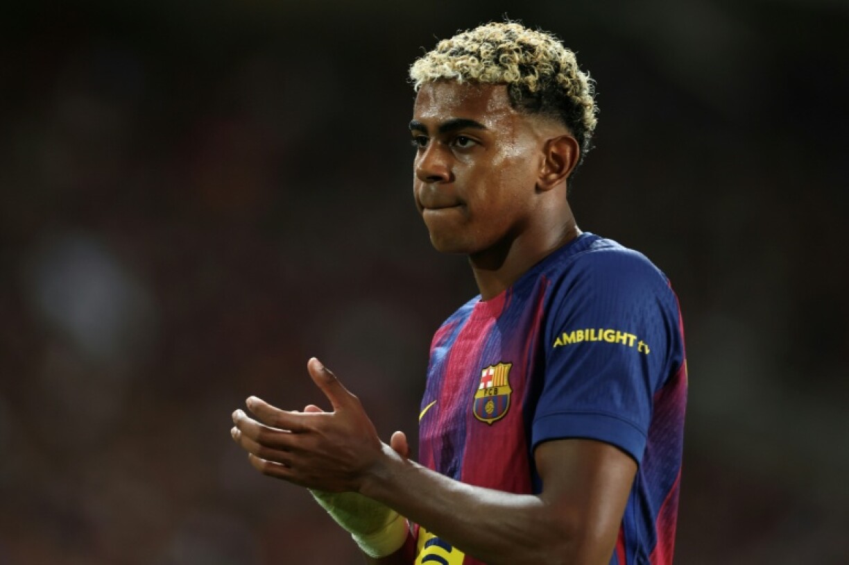Barcelona's Spanish forward Lamine Yamal is back in training and expected to feature against Girona on Saturday in La Liga