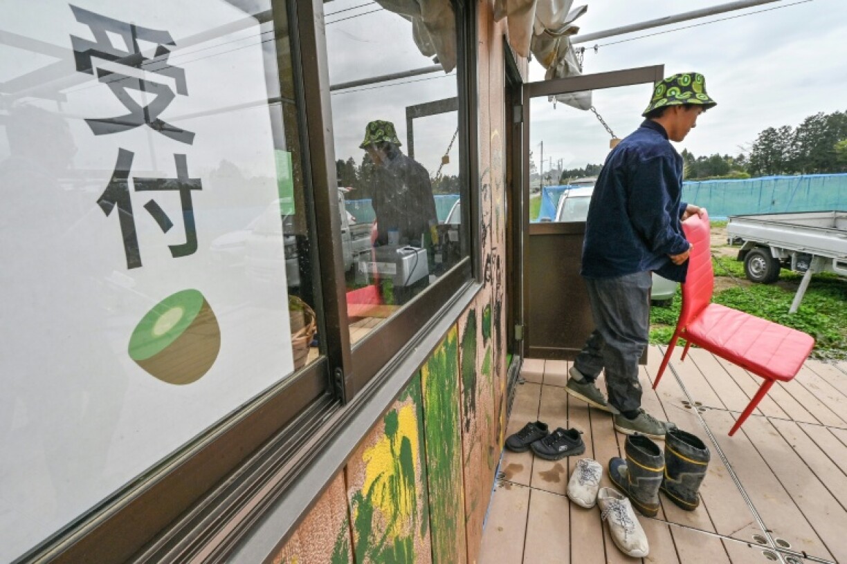 Haraguchi first visited Okuma in 2021 and met residents trying to bring back kiwi farming in an effort to rebuild their community