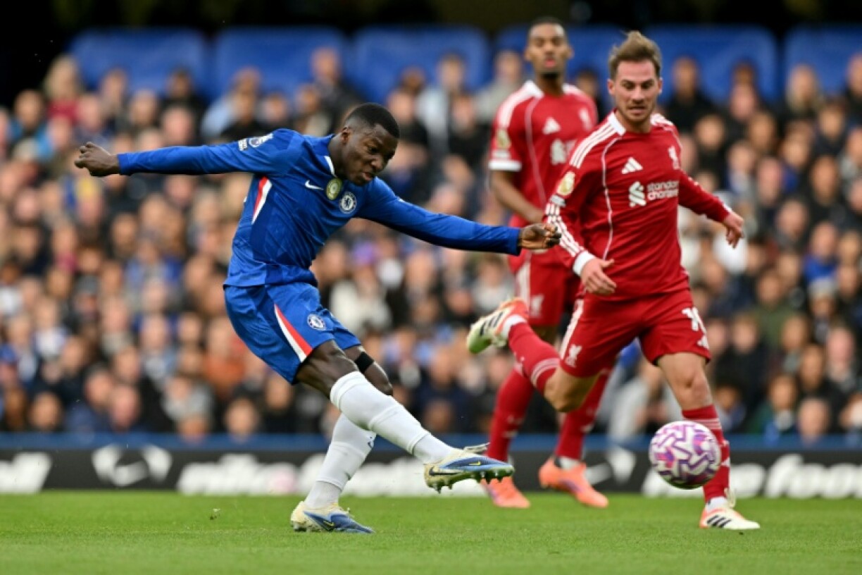 Le milieu équatorien de Chelsea Moises Caicedo, l'un des artisans de la victoire contre Liverpool (2-1), le 4 octobre 2025 à Stamford Bridge à Londres