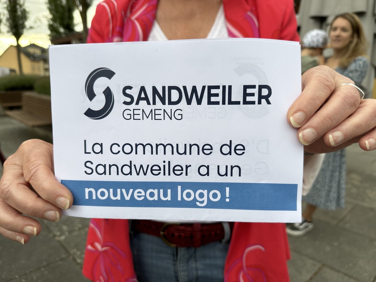 The proposed municipal logo for Sandweiler will not be used by the new council.