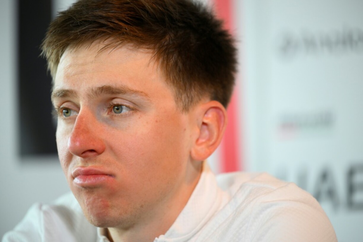 Tadej Pogacar ahead of the Tour of Flanders