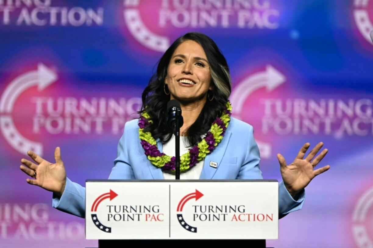 Tulsi Gabbard à Las Vegas, dans le Nevada, aux Etats-Unis, le 24 octobre 2024
