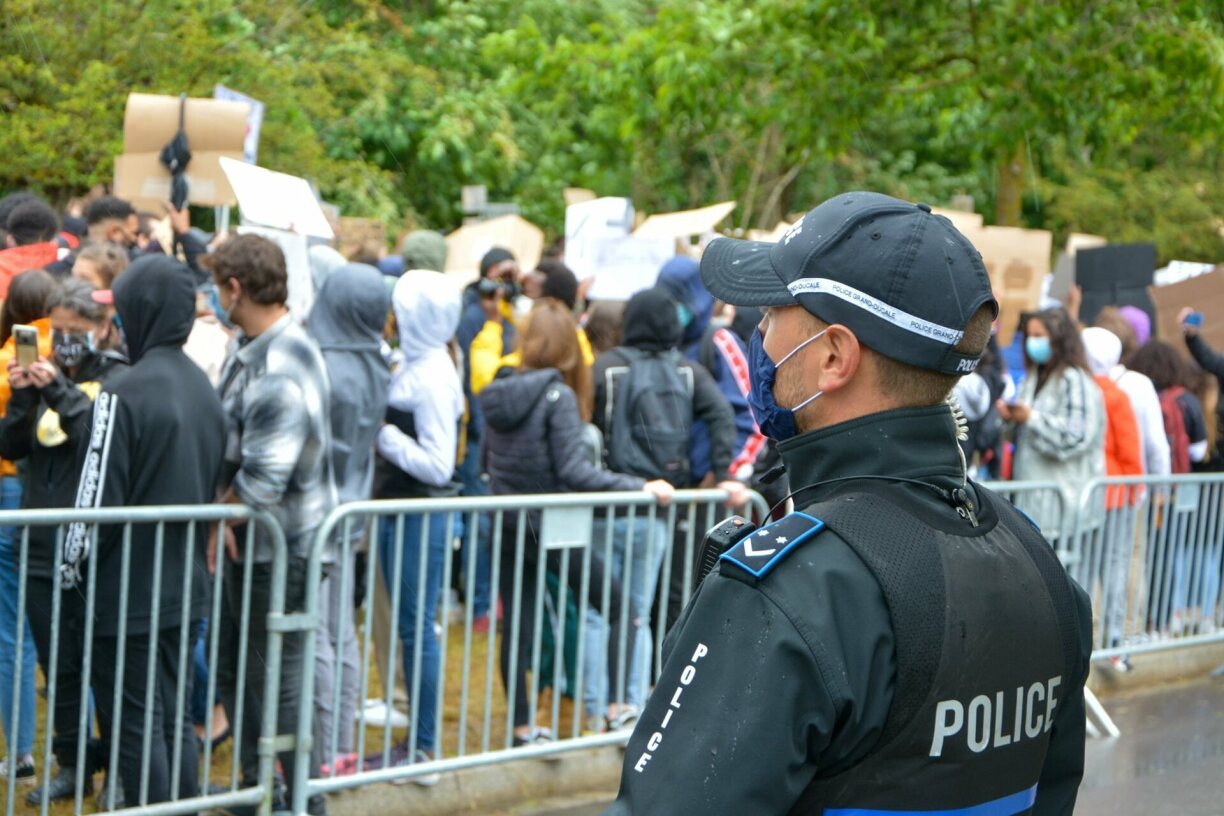 Une photo prise lors de la manifestation