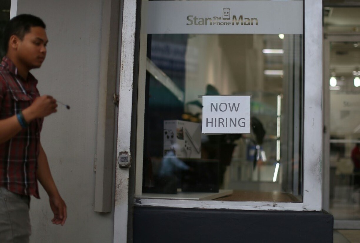 Wall Street stocks and the dollar fell sharply following weak jobs data