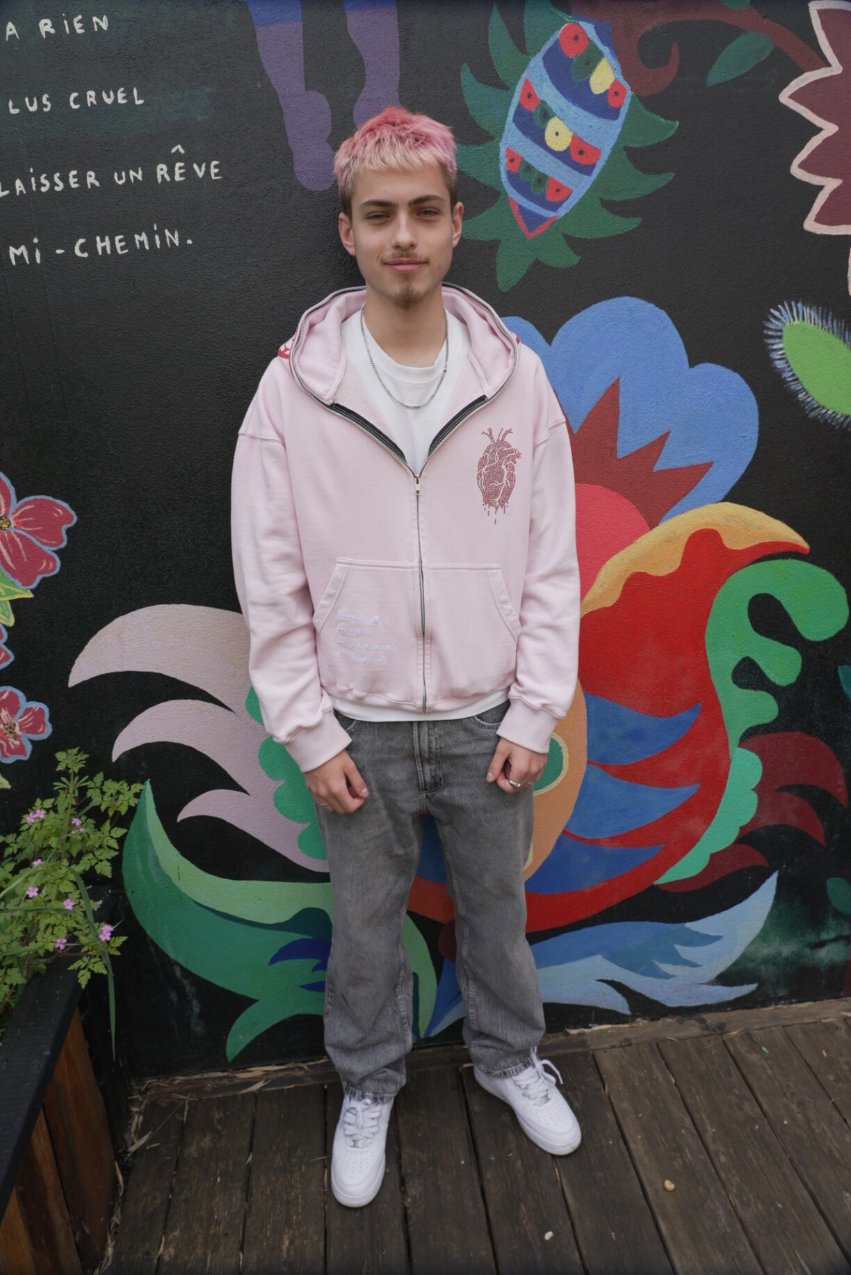 Mike has been interning at the Esch youth centre for six weeks.