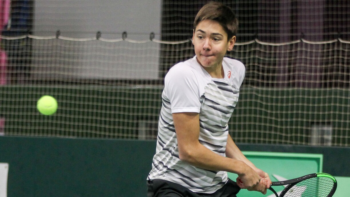 De Chris Rodesch bei de Junior Open 2018 zu Esch.