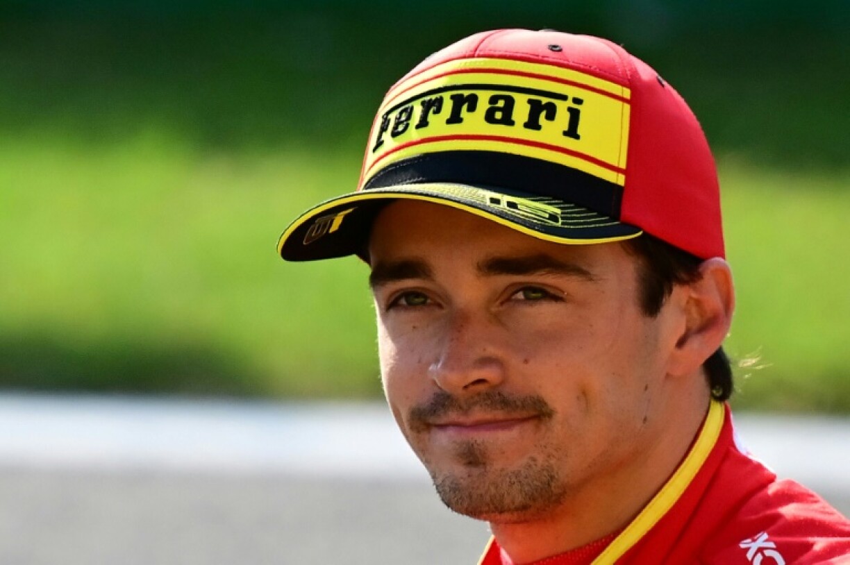 Le pilote monégasque Charles Leclerc lors des qualifications du GP d'Italie à Monza, le 2 septembre 2023