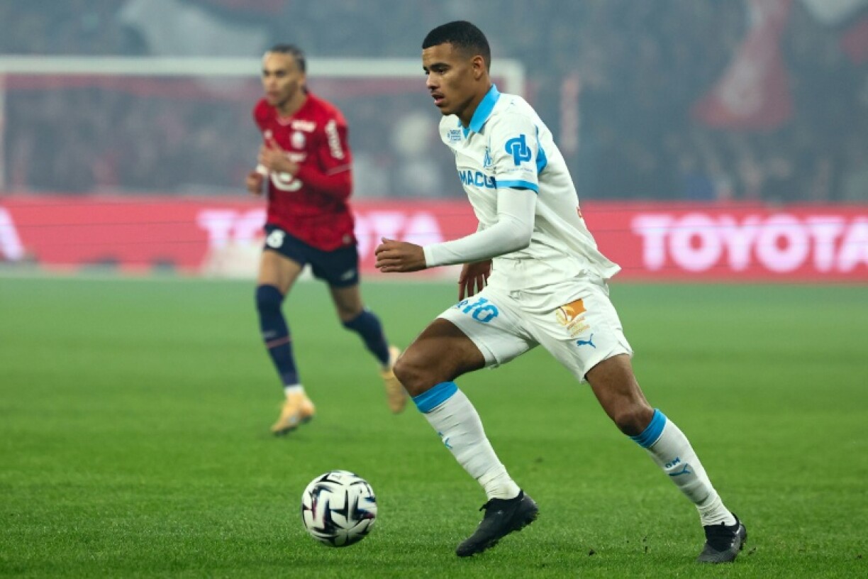 L'attaquant anglais de Marseille Mason Greenwood, actuel meilleur buteur de Ligue 1 avec 10 buts.