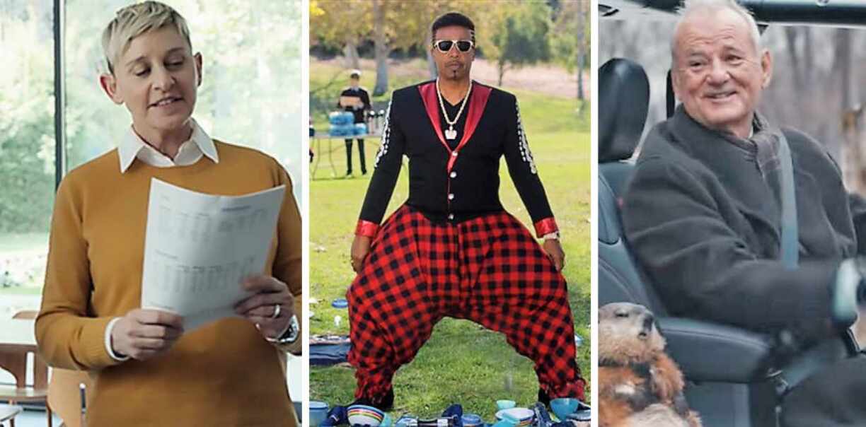 Les stars se prêtent au jeu des publicités.