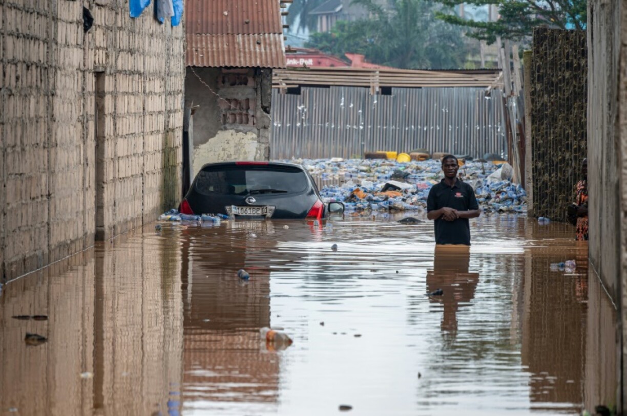 AFP journalists saw dozens of cars submerged in the floods