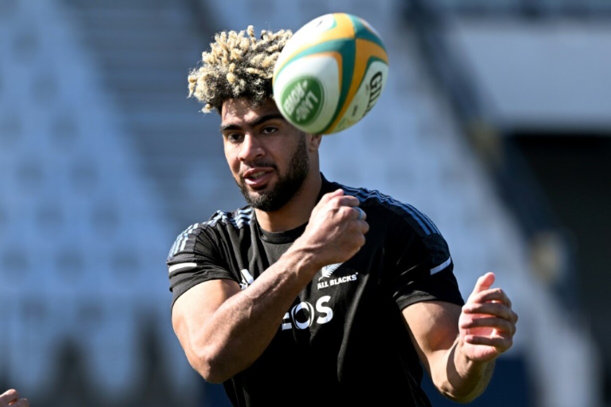 All Black player Hoskins Sotutu returns for the Auckland Blues this week