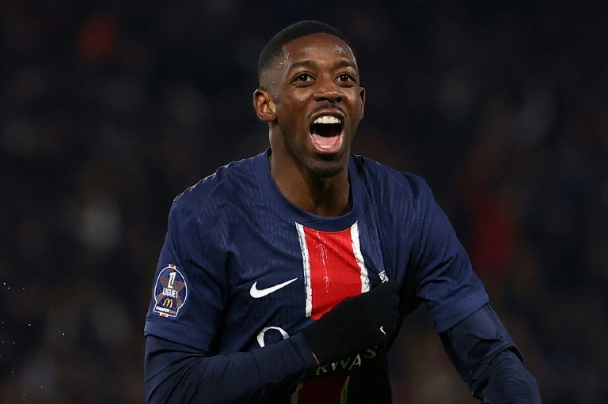 Ousmane Dembele was among the scorers as PSG beat Marseille 3-1 to go 19 points clear at the top of Ligue 1