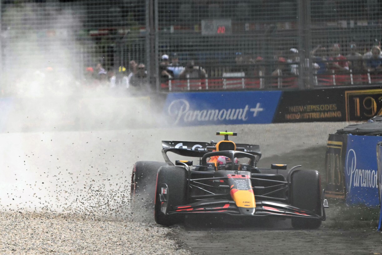 Rookie Liam Lawson am Q1 nieft der Streck