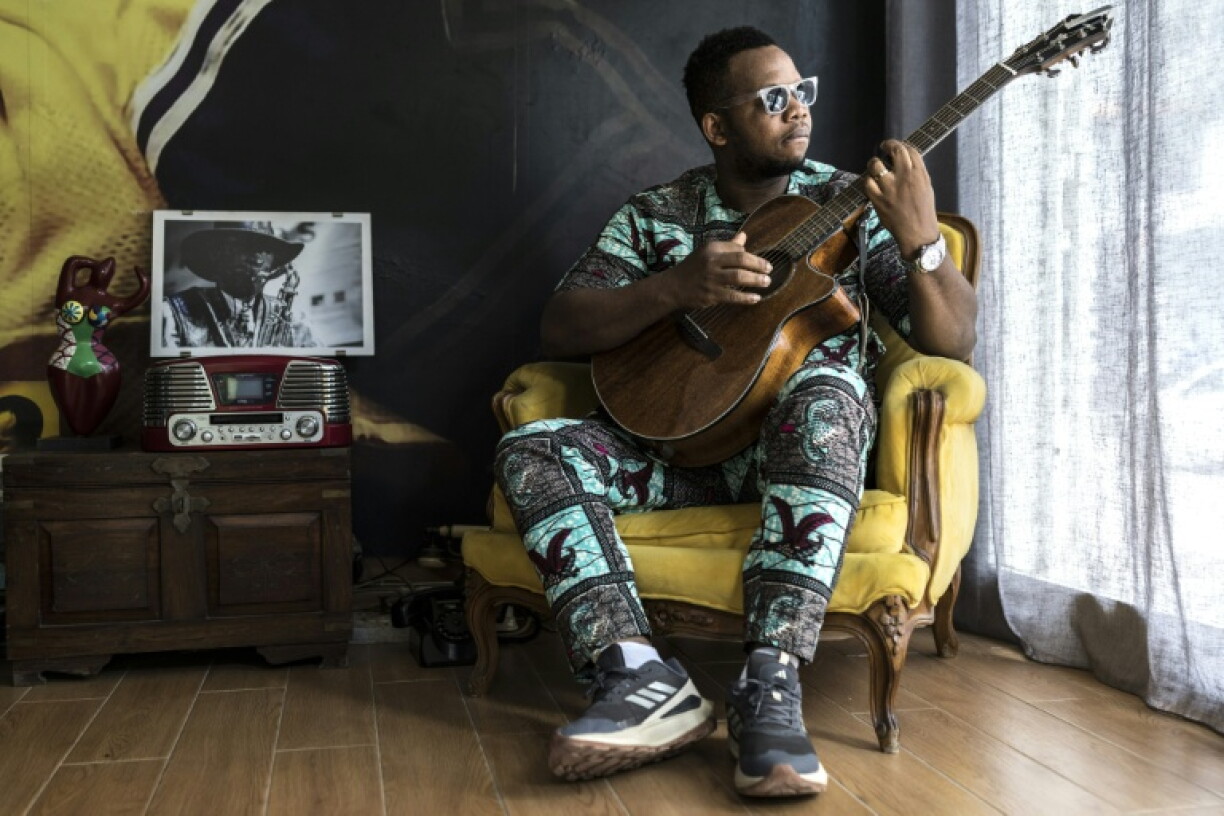Guitarist 'Bolero' Lagratte composed the song 'Wida' in the new album 'Made in Senegal'