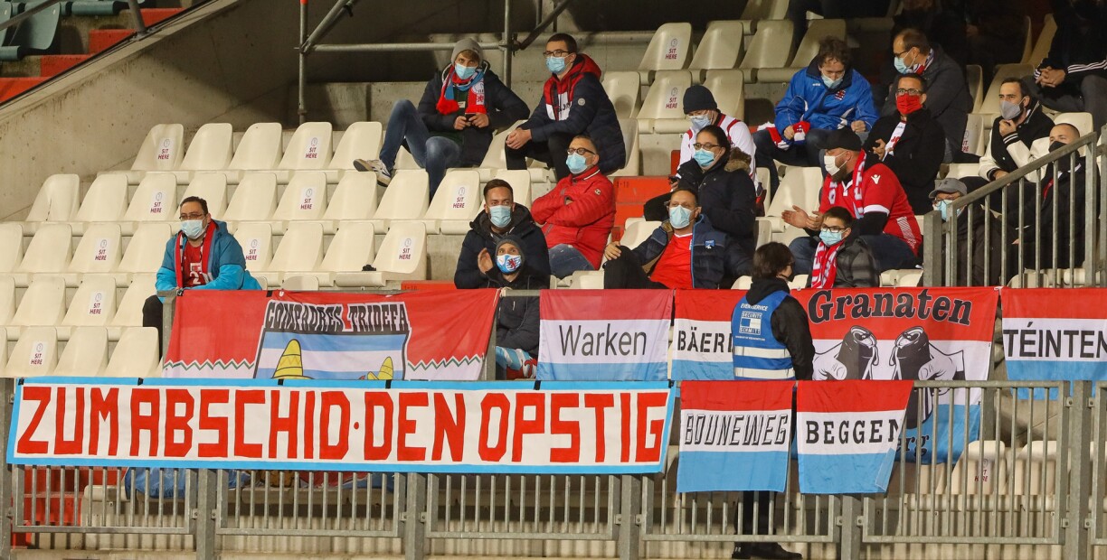 A match at the Stade Josy Barthel, 17.11.2020