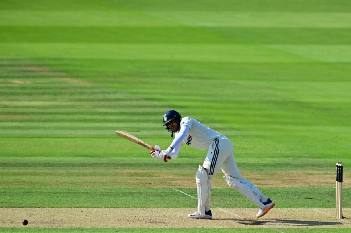 India captain Shubman Gill in action in the third Test at Lord's