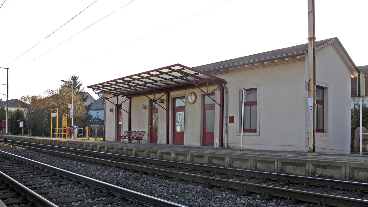 Picture of Munsbach station in 2013