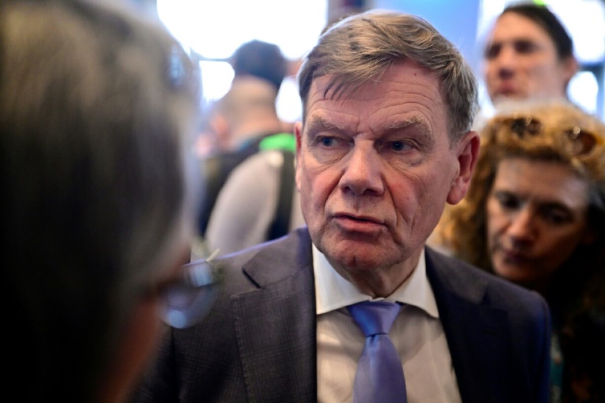 Johann Wadephul, lors du comité du CDU le 28 avril 2025 à Berlin au cours duquel il a été désigné ministre des Affaires étrangère