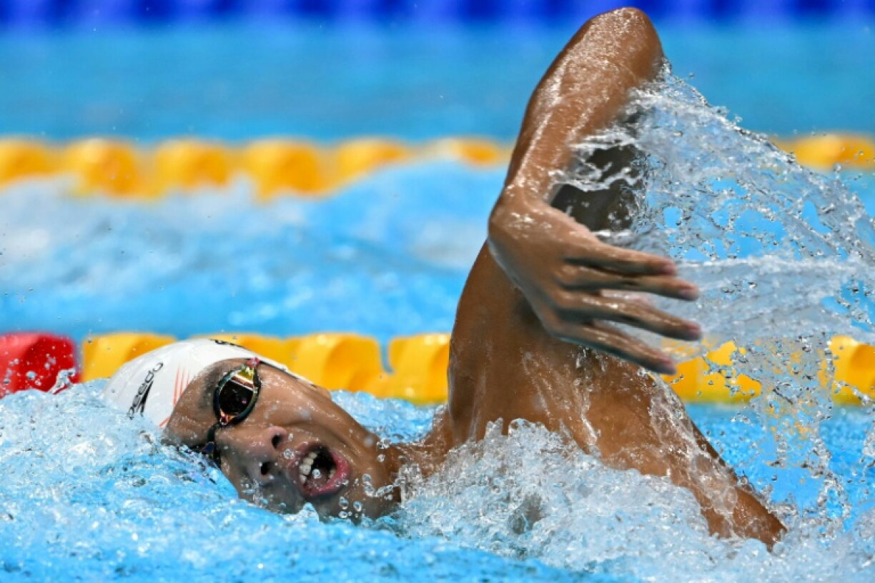 China won 30 of the 42 golds in the swimming pool at the Asian Games in Japan