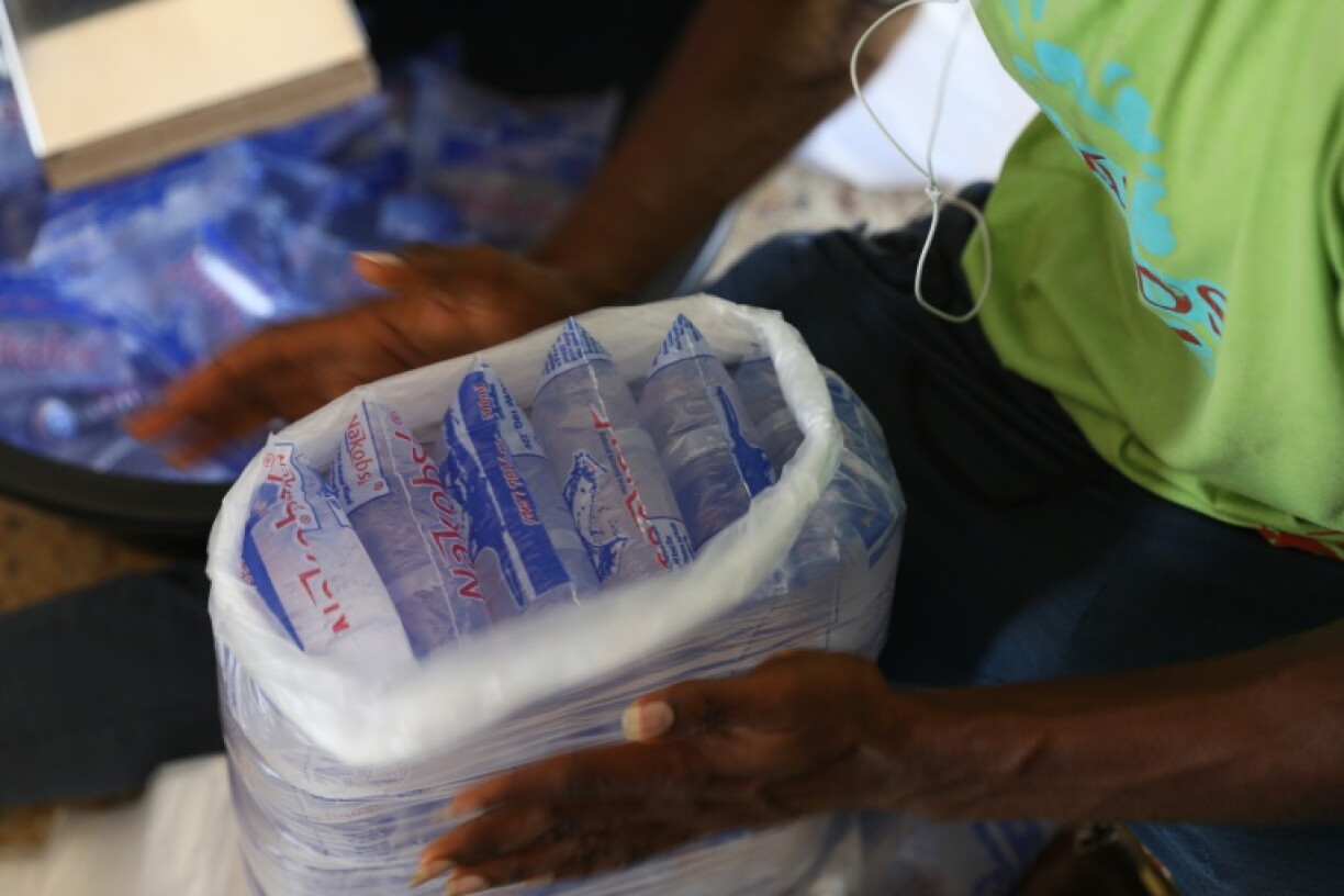 Water sachets are sold in a number of African countries