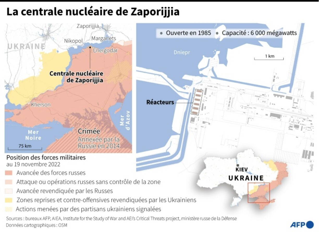 La centrale nucléaire de Zaporijjia