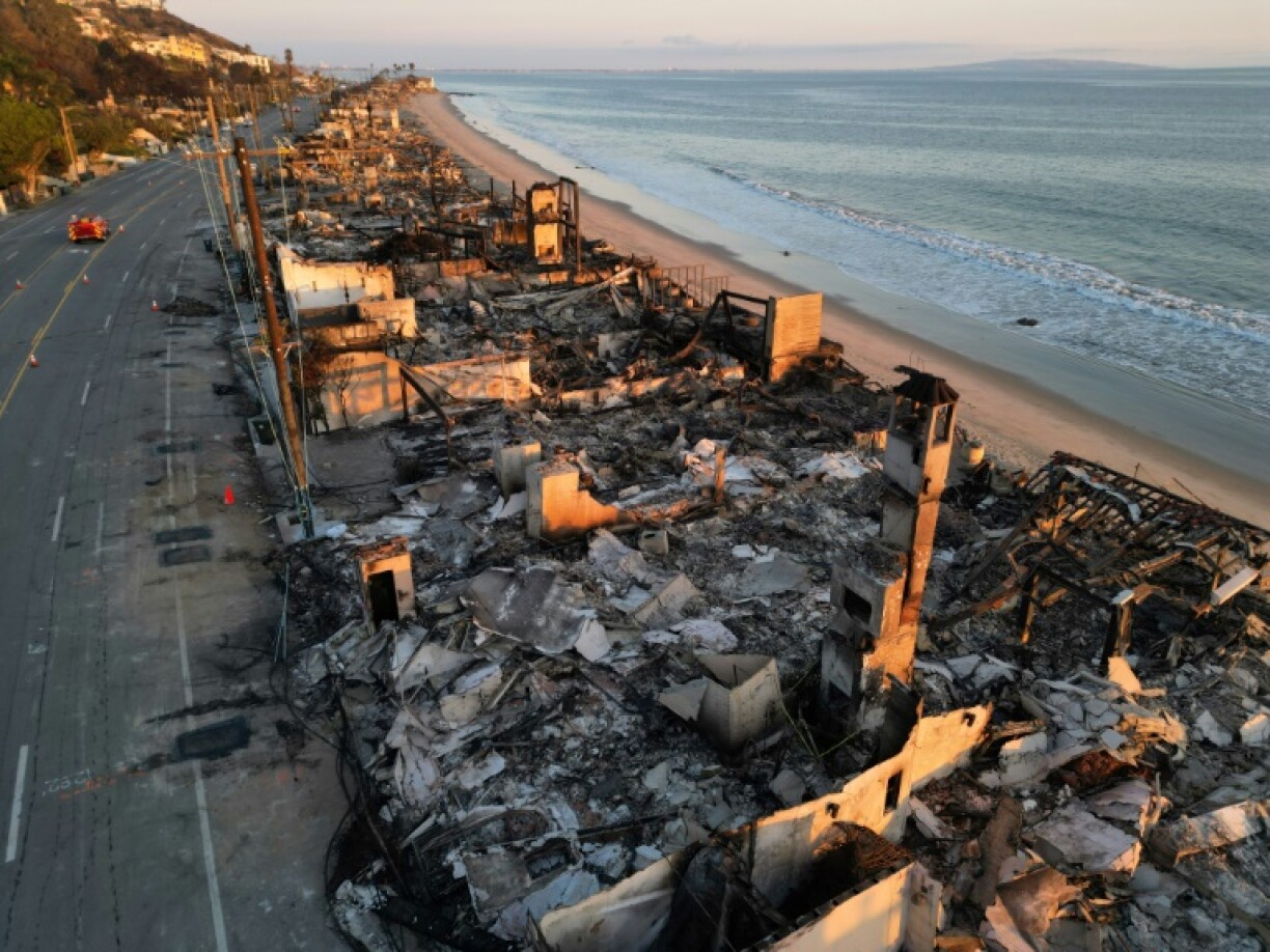 A ferocious fire wiped out this stretch of the beautiful coastal city of Malibu
