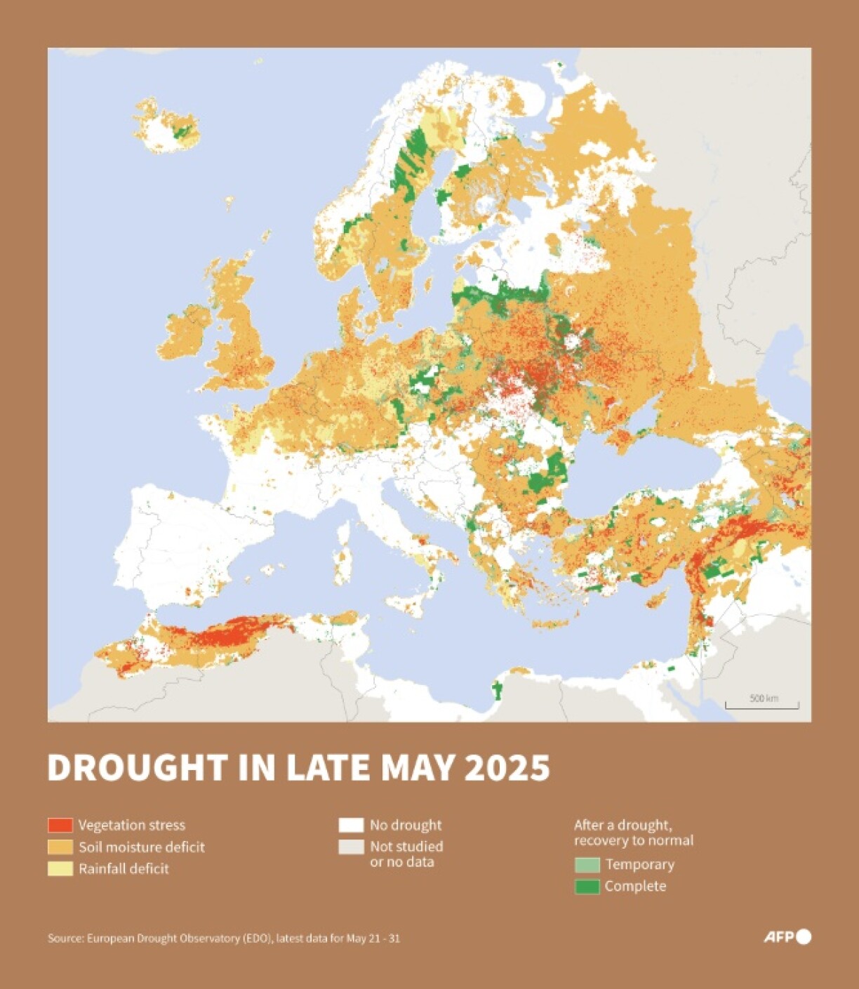 Drought in late May 2025