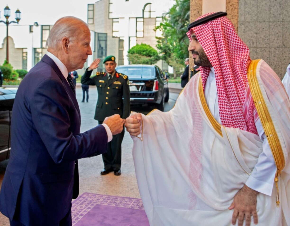 President Joe Biden met Crown Prince Mohammed bin Salman in Jeddah in July 2022