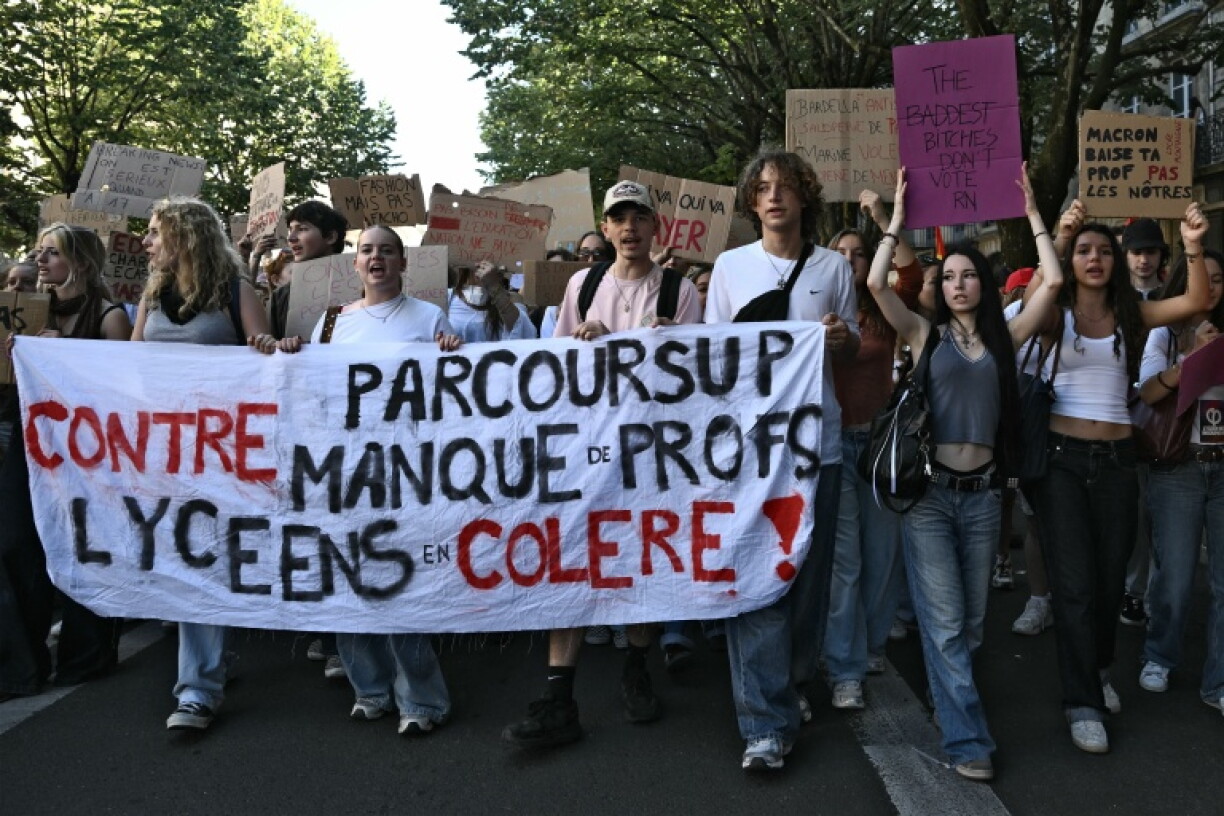 Manifestation de lycéens à Bordeaux le 6 octobre 2026