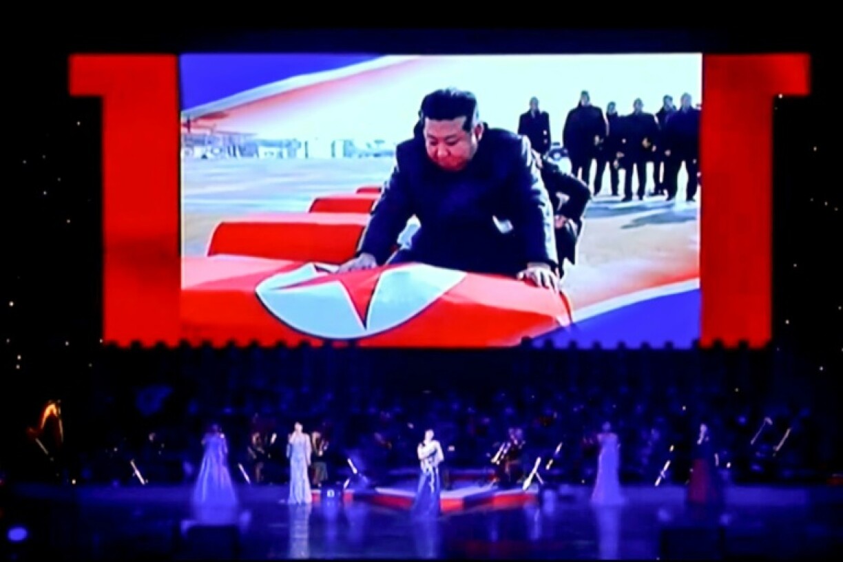 State media images show North Korean leader Kim Jong Un honouring the flag-draped coffins of soldiers killed helping Russia fight Ukraine