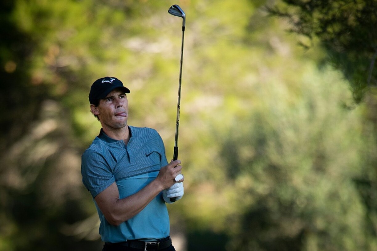 L'Espagnol Rafael Nadal lors du Championnat des Baléares, à Llucmajor, le 24 octobre 2020