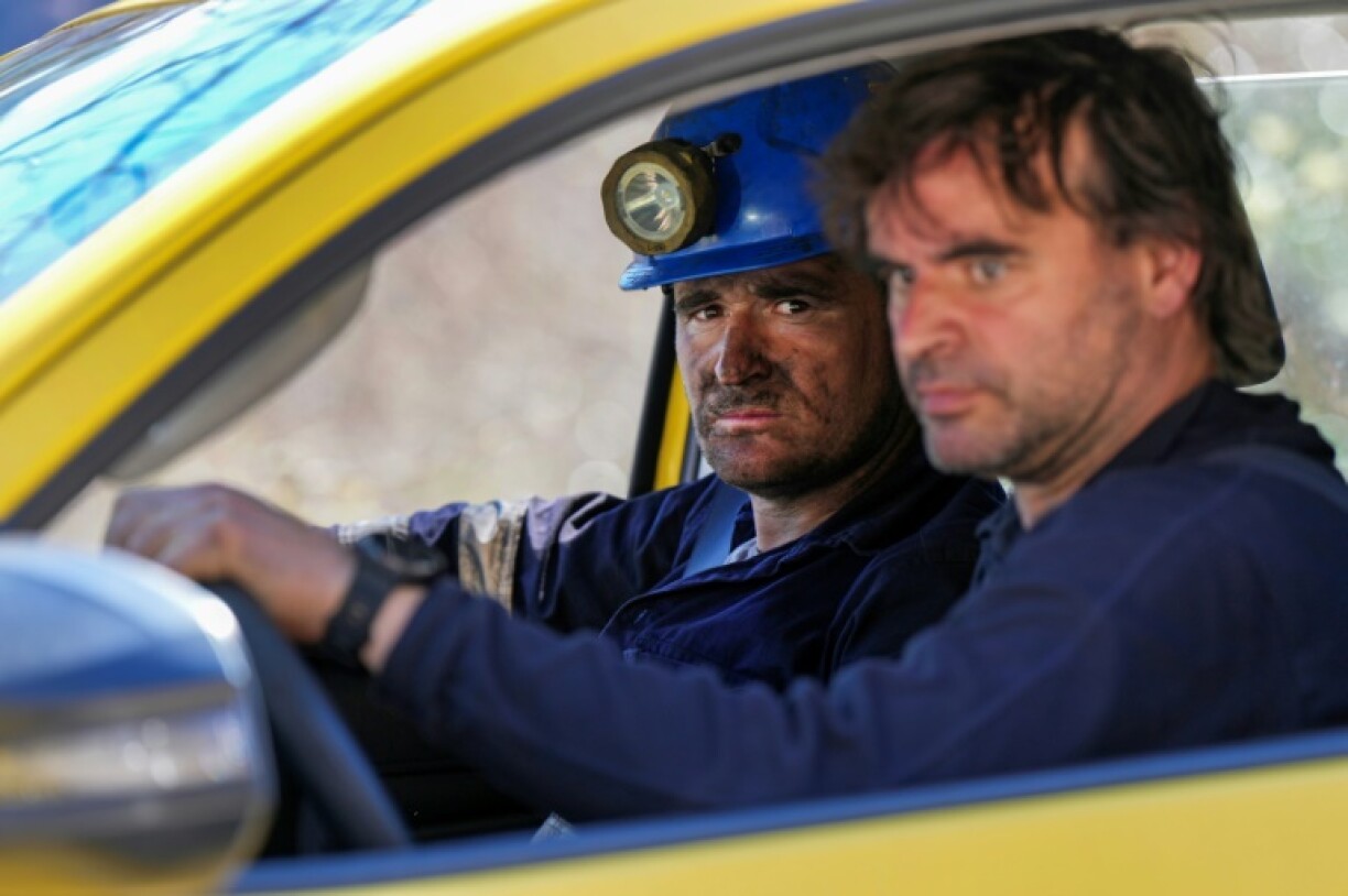 Miners leave the Cerredo coal mine in Asturias in northern Spain, where a blast claimed five lives