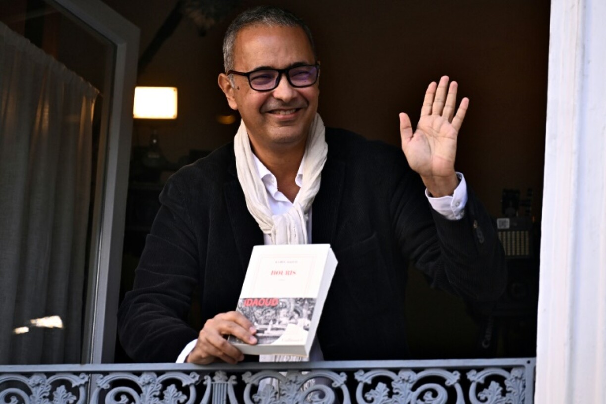 L'écrivain algérien Kamel Daoud, lauréat du Prix Goncourt pour son roman
