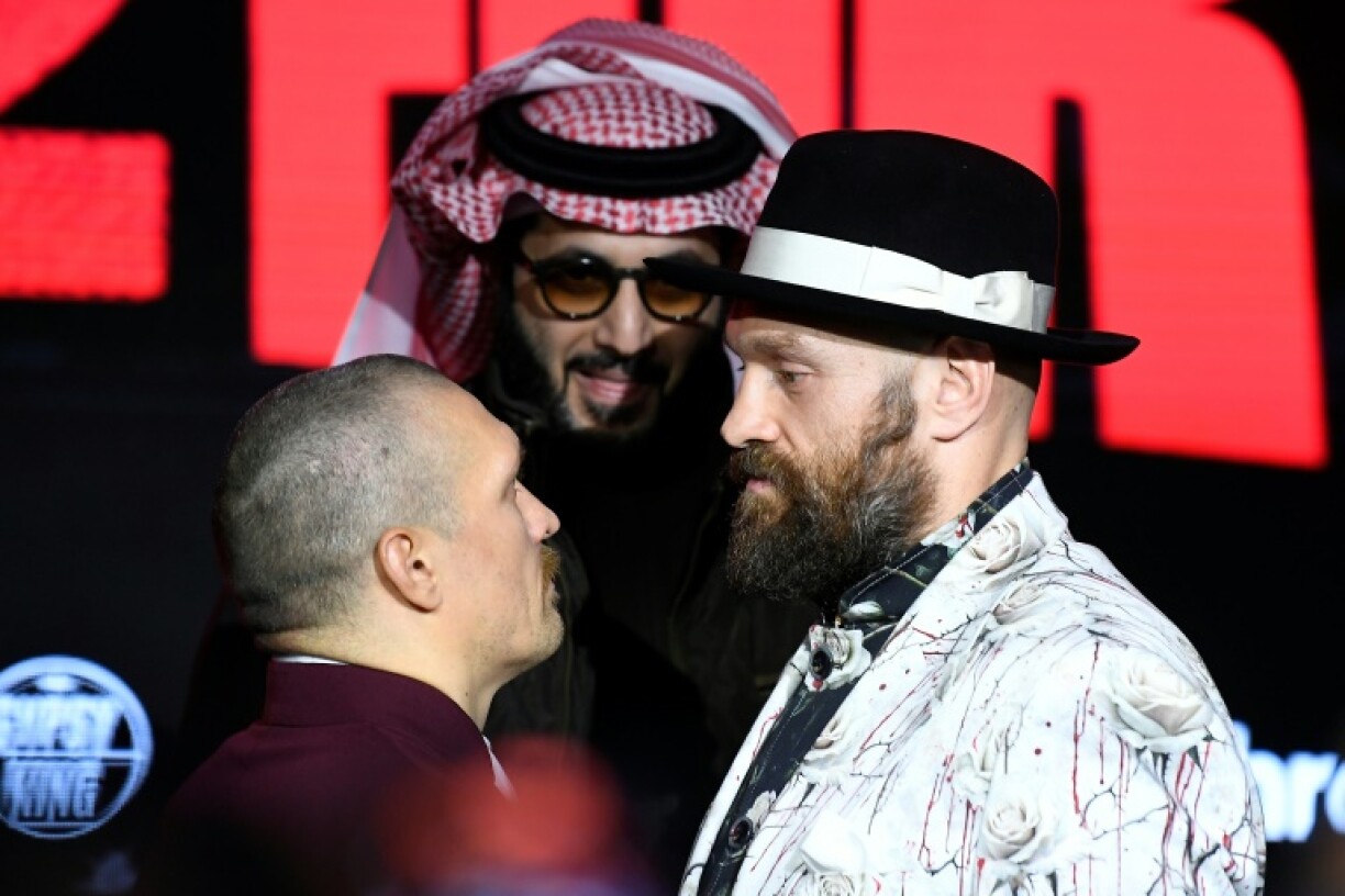 Thursday's 11-minute face-off began under the eyes of Turki Alalshikh, chairman of Saudi Arabia's General Entertainment Authority