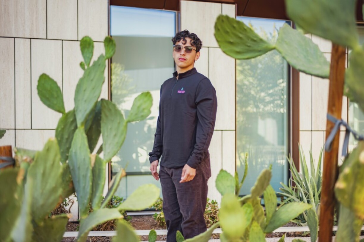 Angel Palazuelos, immigré mexicain en situation irrégulière âgé de 22 ans et diplômé en ingénierie biomédicale, à Phoenix, dans l'Arizona, aux Etats-Unis, le 6 novembre 2024