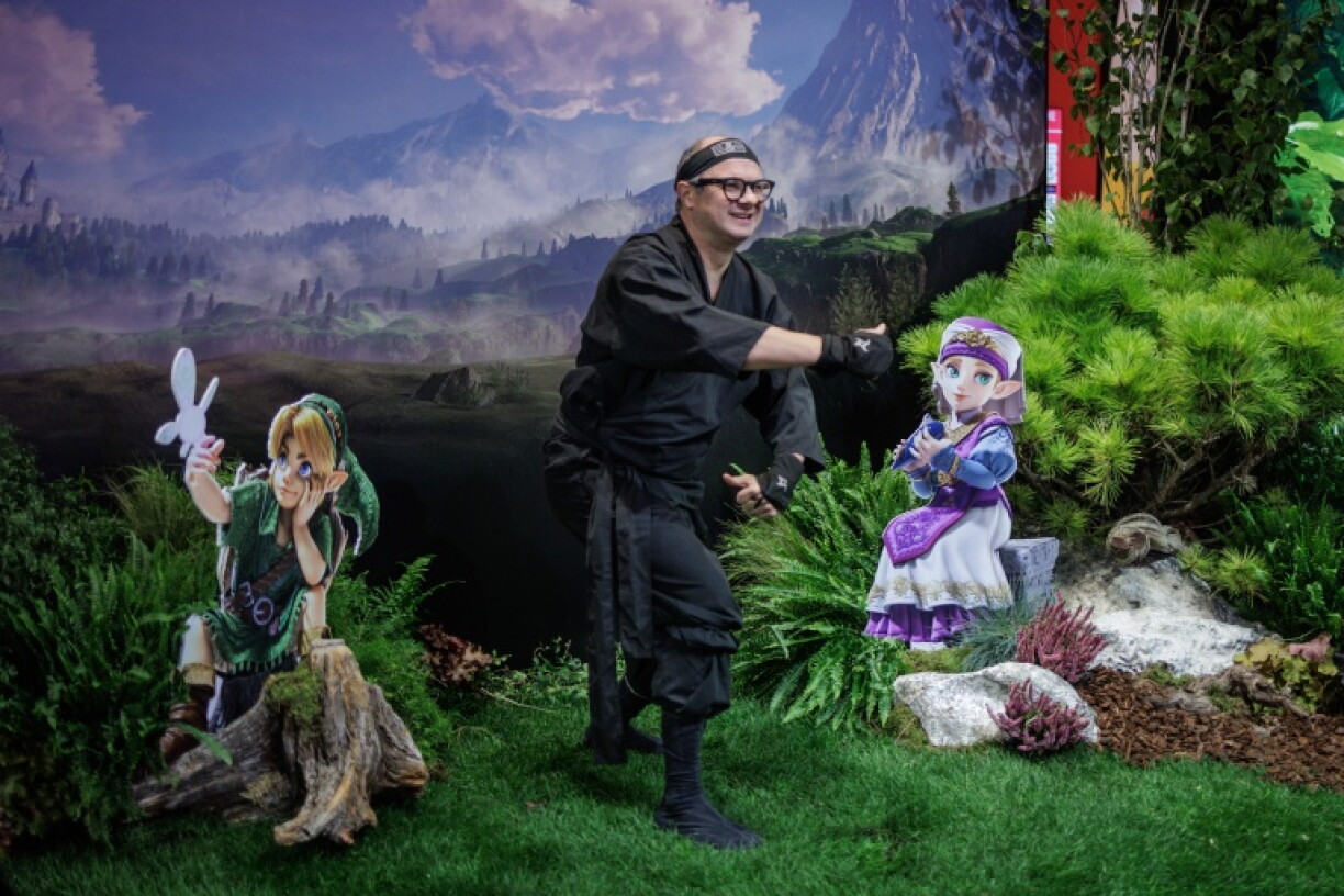 Visitors attended a preview night for 'Ocarina of Time'