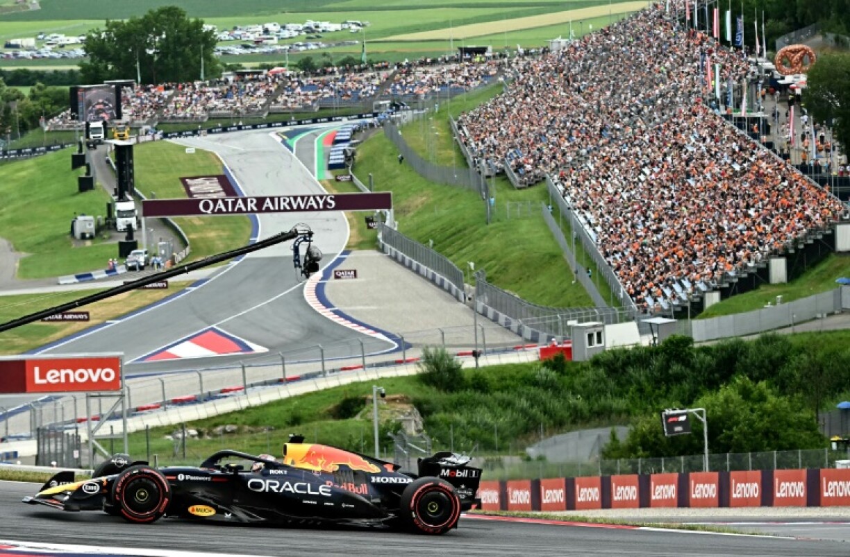 Mercedes confirm talks with Max Verstappen, pictured at practice in his Red Bull