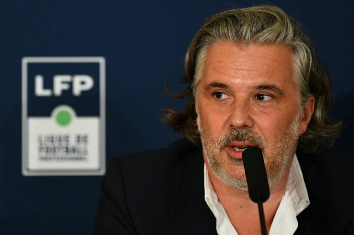 Le président de la Ligue Professionnelle de football et ancien président de l'Olympique de Marseille, Vincent Labrune.