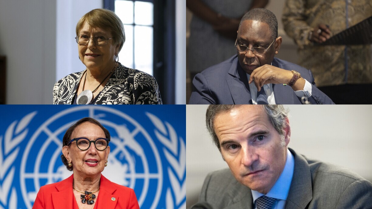 Déi véier Kandidate fir d'Nofolleg vum Antonio Guterres als UN-Generalsekretär.