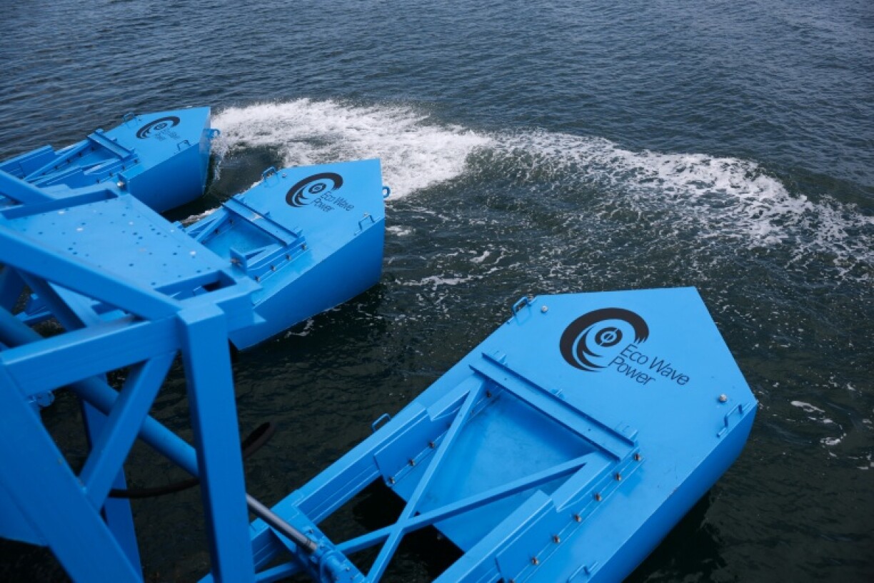 Sea change: the floaters convert the power of waves into an electrical current