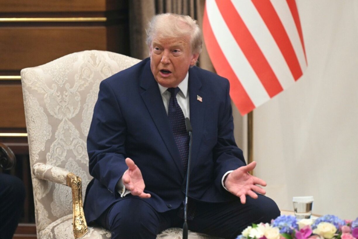 Le président américain Donald Trump répond aux questions des journalistes à Ankara le 7 juillet 2026